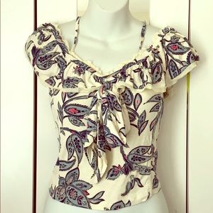 Free People off the shoulder crop top 🌸🌼